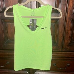 Nike Women's Bright Green Tank Top